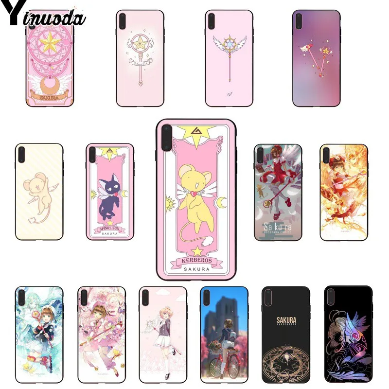 Чехол Yinuoda magic girl sakura для iPhone 5 5Sx 6 7 7plus 8 8Plus X XS MAX XR | Мобильные телефоны и аксессуары
