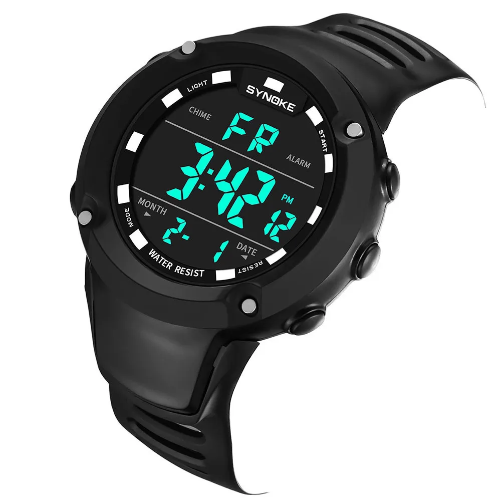 

SYNOKE Men's Multi Function Military Sports Watch LED Digital Dual Movement watch For Dropshipping or Wholesale