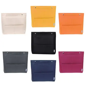 

THINKTHENDO High Quality Handbag Organizer Bag Purse Insert Bags Felt Fabric Multi-Pocket Storage Tote