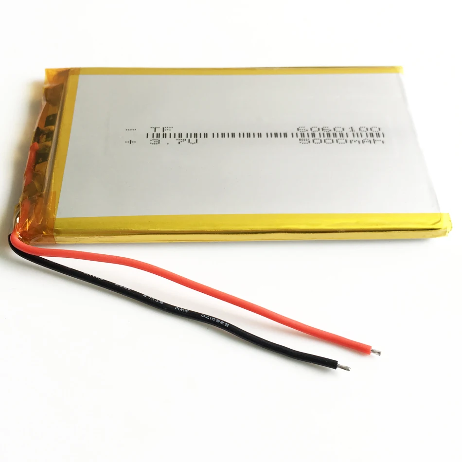 3,7 V 5000mAh 6060100 литий-полимерная аккумуляторная батарея LiPo для gps psp DVD PAD Электронная книга планшет ПК Внешний аккумулятор ноутбук мобильный