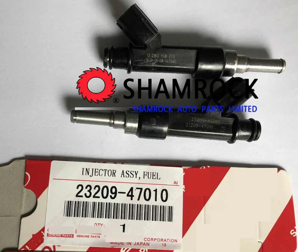 

Yaris NHP13 1.3 VVT-i 1NR-FE fuel injectors nozzle OEM 0280158213 / 23209-47010