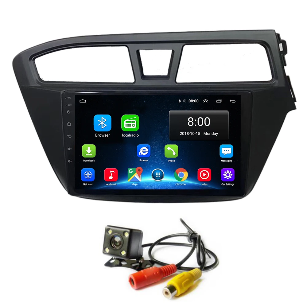 Android 8 1 автомобильный радиоприемник gps для hyundai I20 2014-2017 правый ручной привод