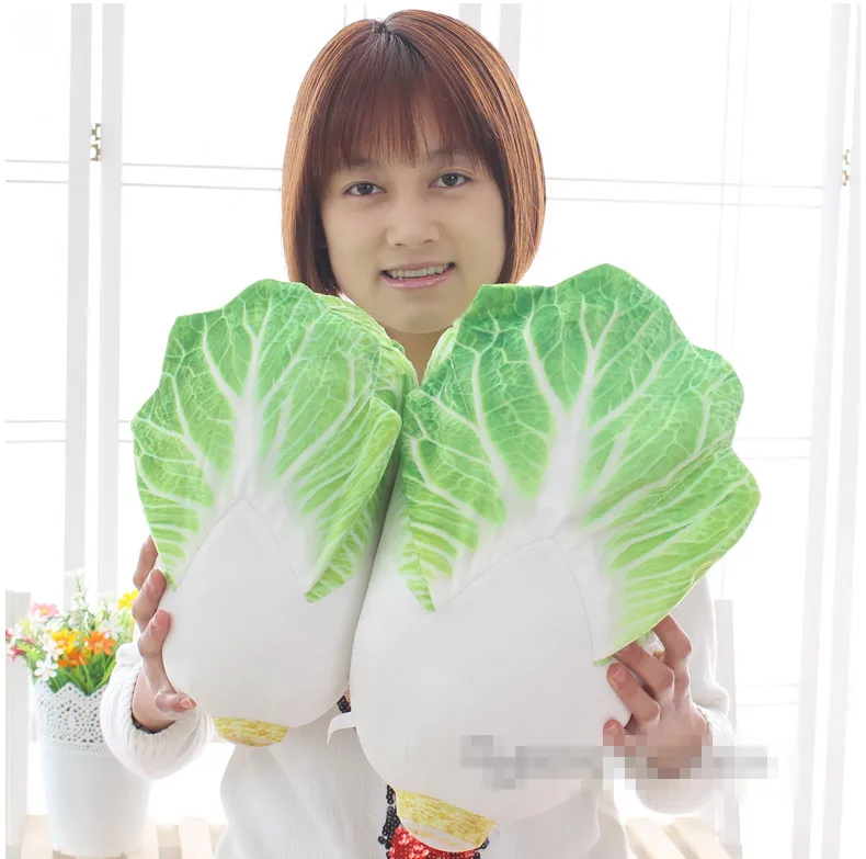 Creative plush toy 3040cm big cabbage vegetables doll Hold pillow toy