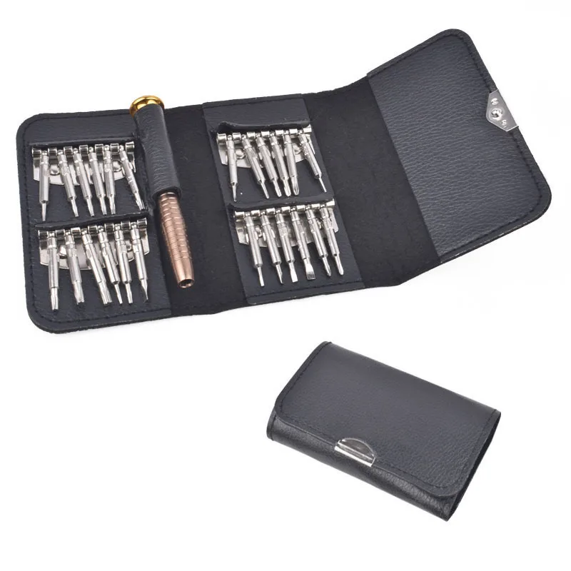 

25 in 1 key case mobile phone disassembly repair tool screwdriver wholesale multi-function manual screwdriver set hand tool