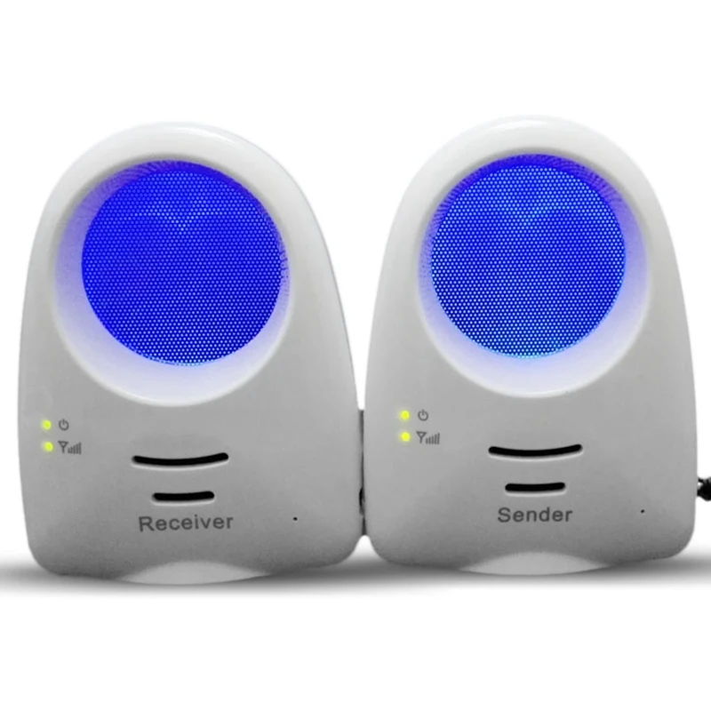 

Smart Home 2.4G Digital Wireless Audio Sound Baby Monitor Voice Control Baby Cry Detector 3 Lullabies Support Nightlight