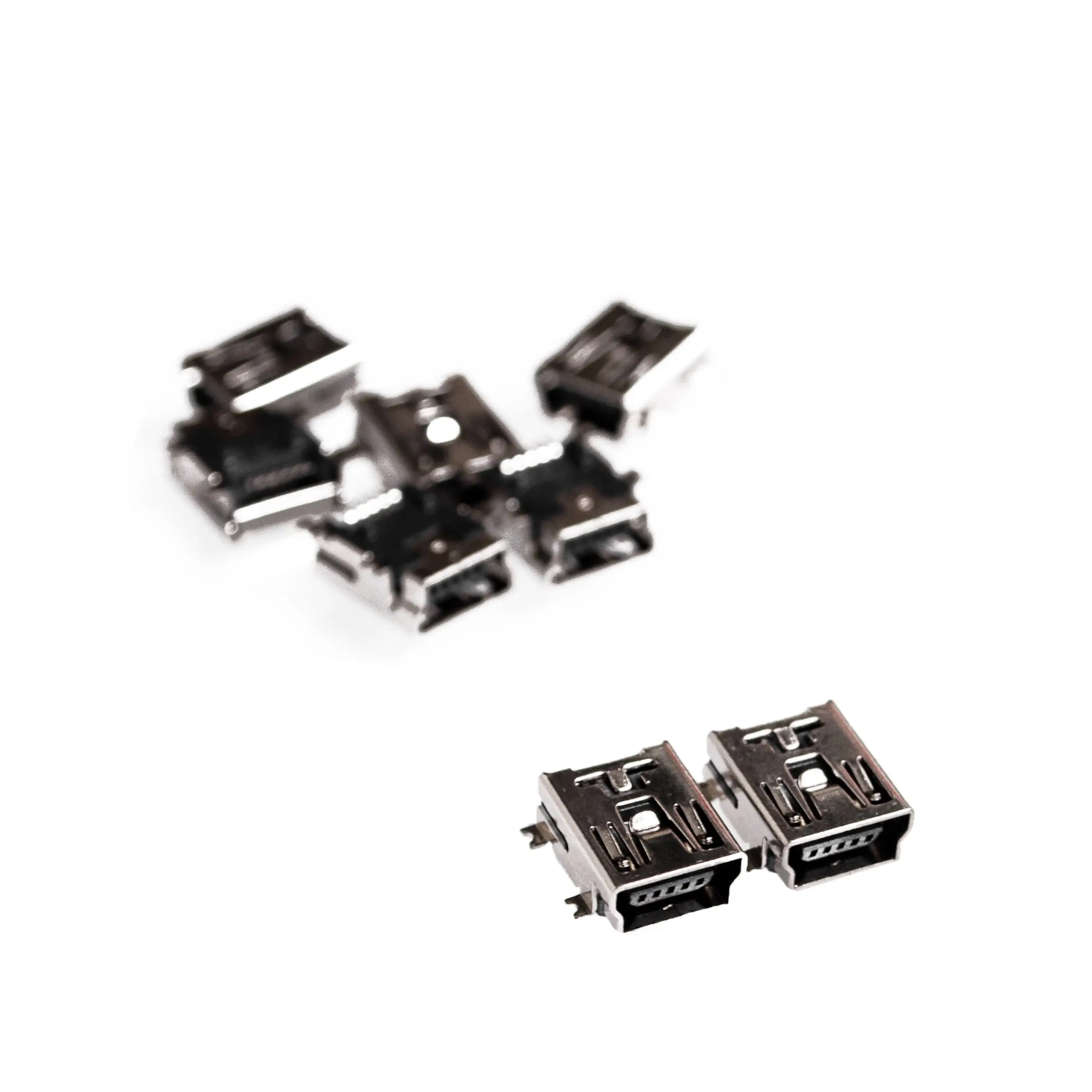 Самые низкие цены упаковка из 10 мини Тип USB B SMD разъем мама 5 контактный Порты и