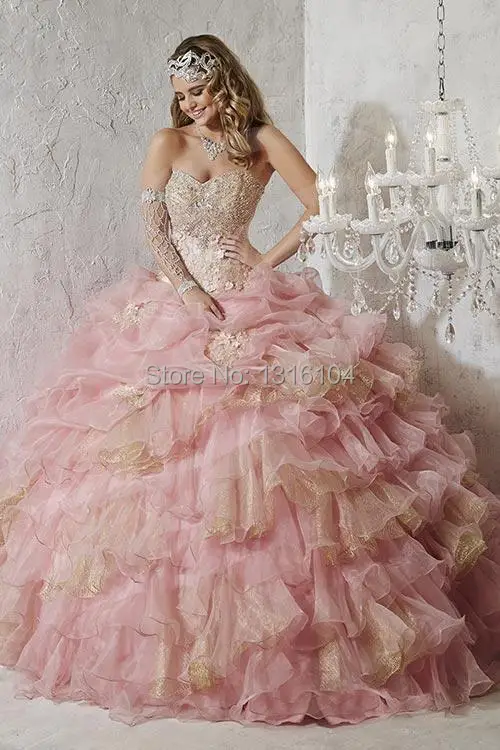 Popular Gold  Quinceanera  Dresses  Buy Cheap  Gold  