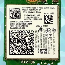 Ноутбук для Intel wireless-N 7260 7260NGW NGFF 802.11bgn Wi-Fi Bluetooth 4,0 для IBM T440 T440p W540 L440 X240 X240s 04X6009