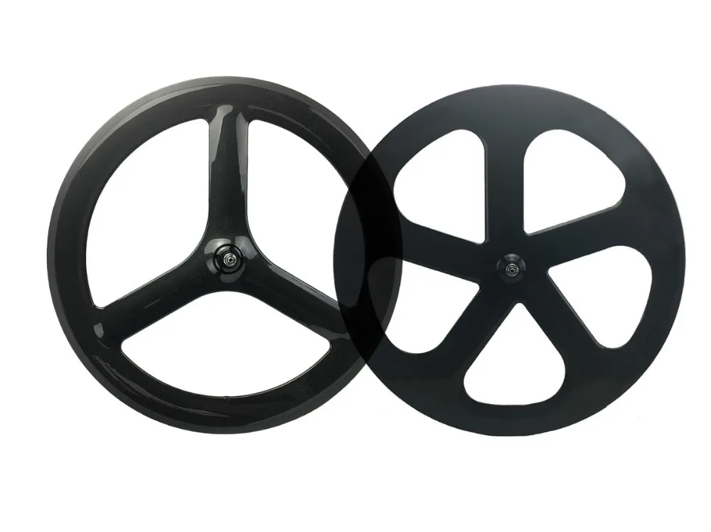 OEM Newest carbon bicycles wheel front 3 spokes rear 5 spokes wheel