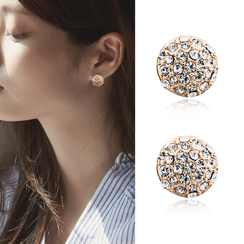 

JIOFREE Bride Wedding Jewelry Luxury Full Rhinestone Clip on Earrings Without Piercing Jewelry For Non Pierced jewelry