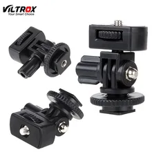 Viltrox DC-50P 1/4″ Screw Hot Shoe Mount Adapter Adjustable Angle Pole For DSLR Camera Flash LED Light Monitor