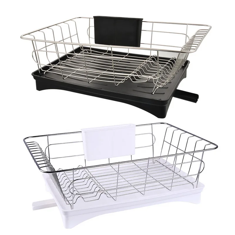 

Hoomall Multifunctional Stainless Steel Storage Rack Organizer Kitchen Cookware Organizer Storage Racks Dish Bowl Drip Racks