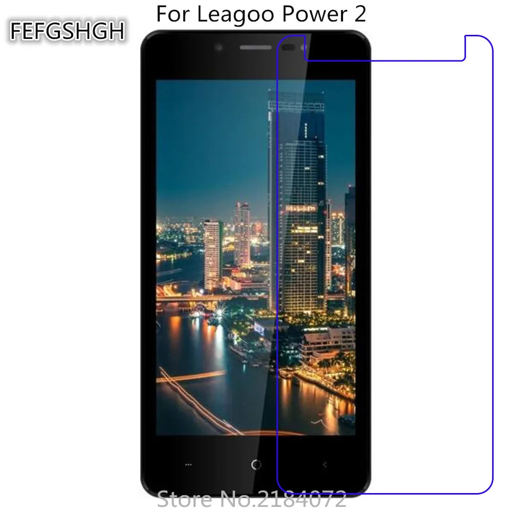 2 шт закаленное стекло для Leagoo power 2 Защитная пленка 9H защита экрана Взрывозащищенная для Leagoo power 2