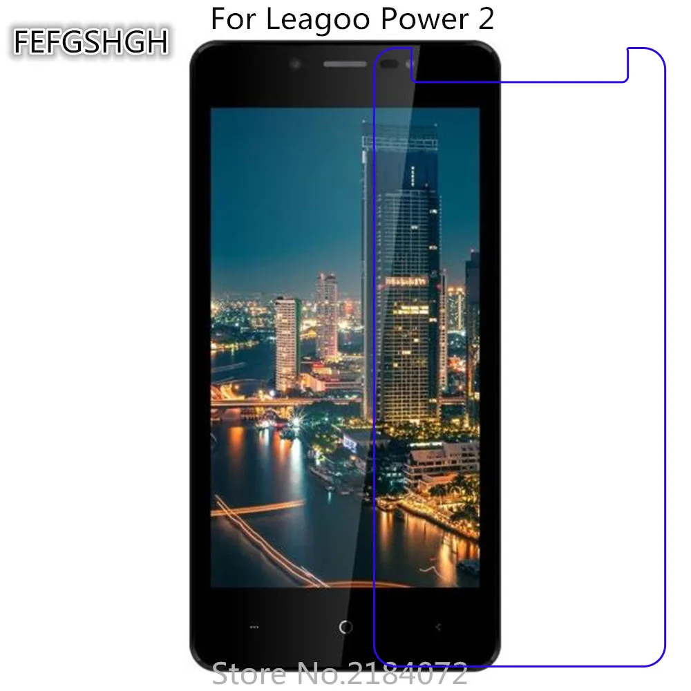 Закаленное стекло для Leagoo Power 2 шт. защитная пленка 9H защита экрана
