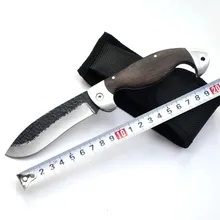 

New 57HRC blade Steel Tactical folding knife 440c blade hunting knife pocket knife & Nylon Sheath