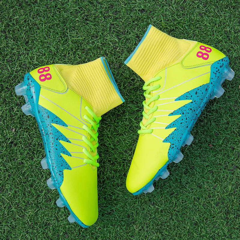 

2018 New Pattern High Help Football Shoe Male TF Broken Nail Messi Major Football Shoe Match AG Long Nails Of Large Number