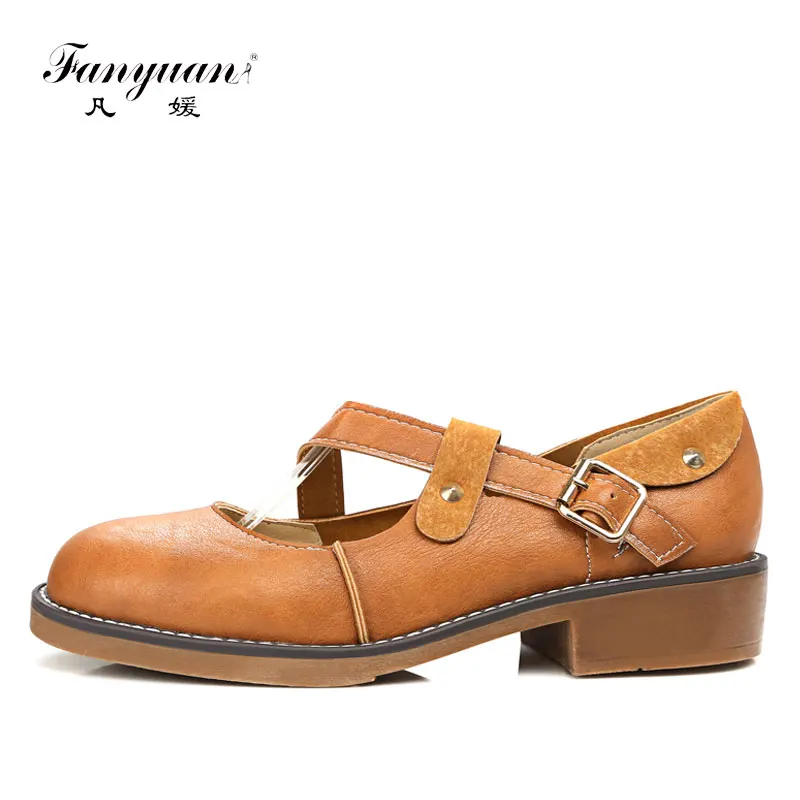 Fanyuan Italian new design PU leather Walking shoes