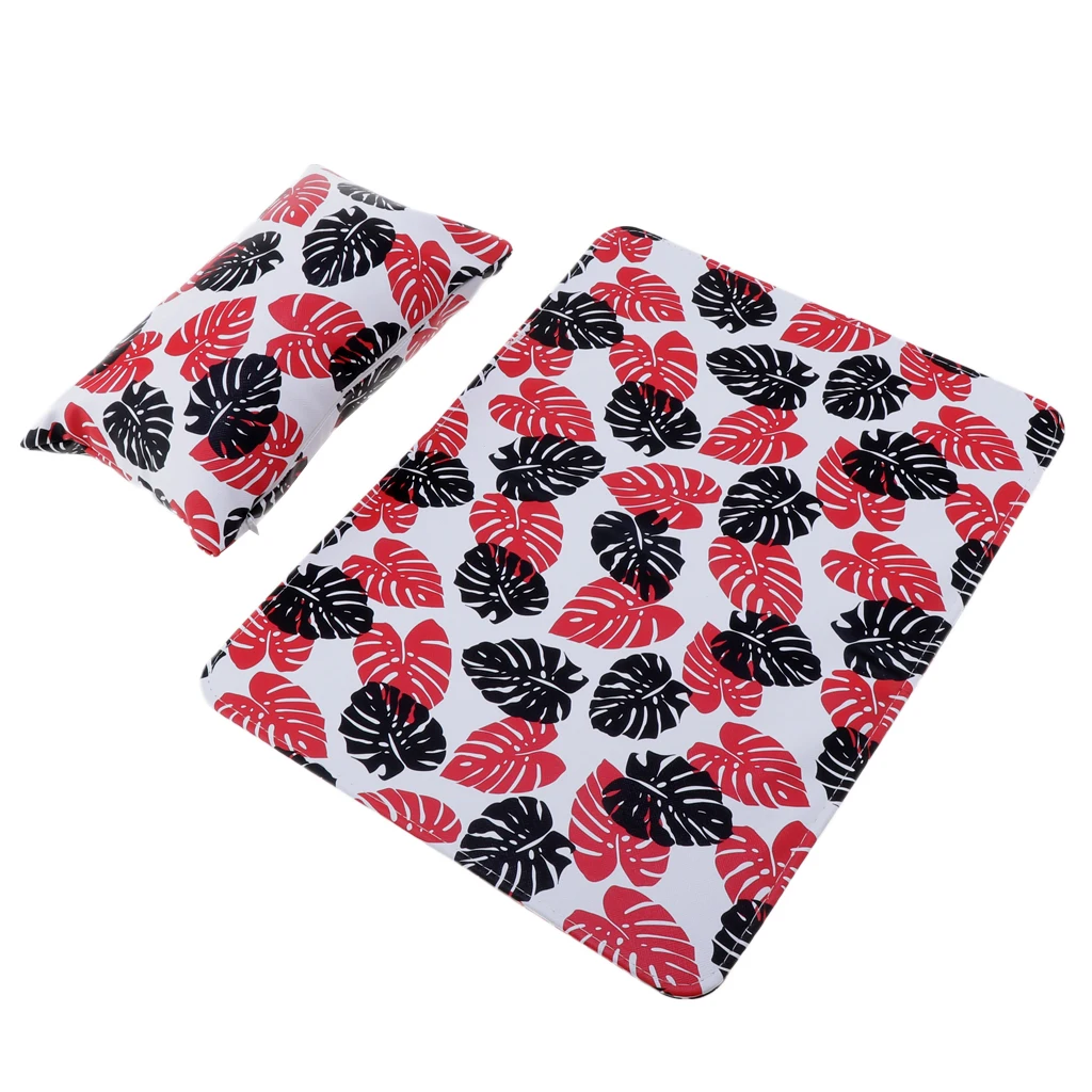 Perfeclan Leather Cushion Pillow Pad Nail Art Arm Rest Manicure Hand Holder