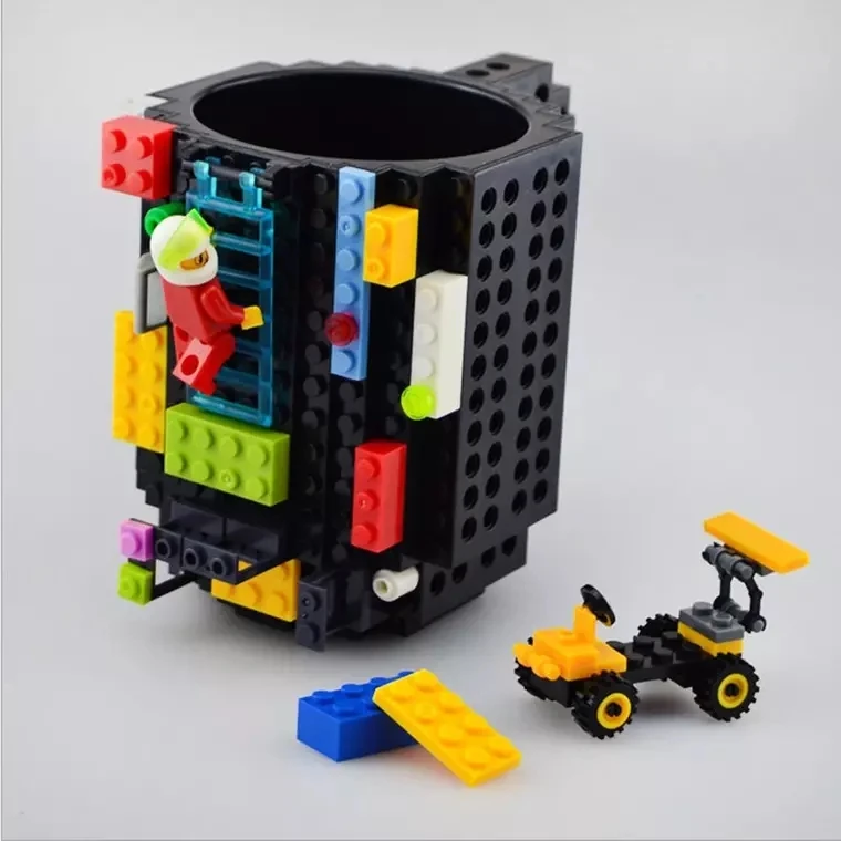 

Creative Coffee Milk Mug 350ml Build On Brick Mug Type for LEGO Building Blocks Design DIY Block Puzzle Drinkware Drinking Mug