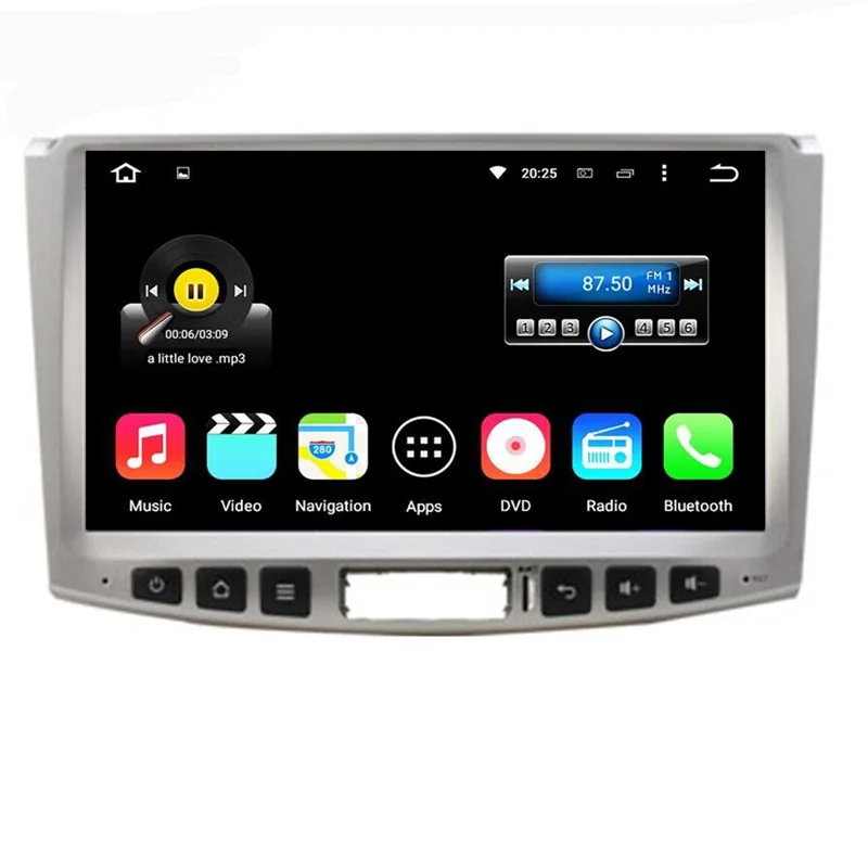 10 1 Quad core 1024 600 HD screen Android 7 1 Car GPS font b radio