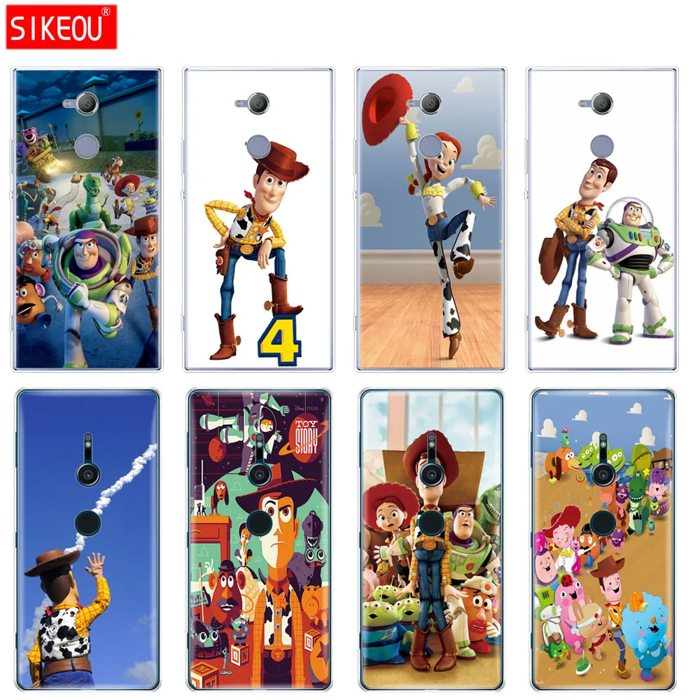 

silicone Cover phone Case for sony xperia XA1 XA2 ULTRA PLUS L1 L2 XZ1 XZ2 compact XZ PREMIUM Toy Story
