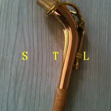 Улучшенный альт sax Шея красная медь/Чистый медный корпус 25 мм отличный звук