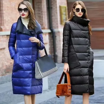

2017 Winter New Duck Down Jacket Women Long Coat Parkas Thickening Warm Clothes High Quality Down Coat Women Parkas