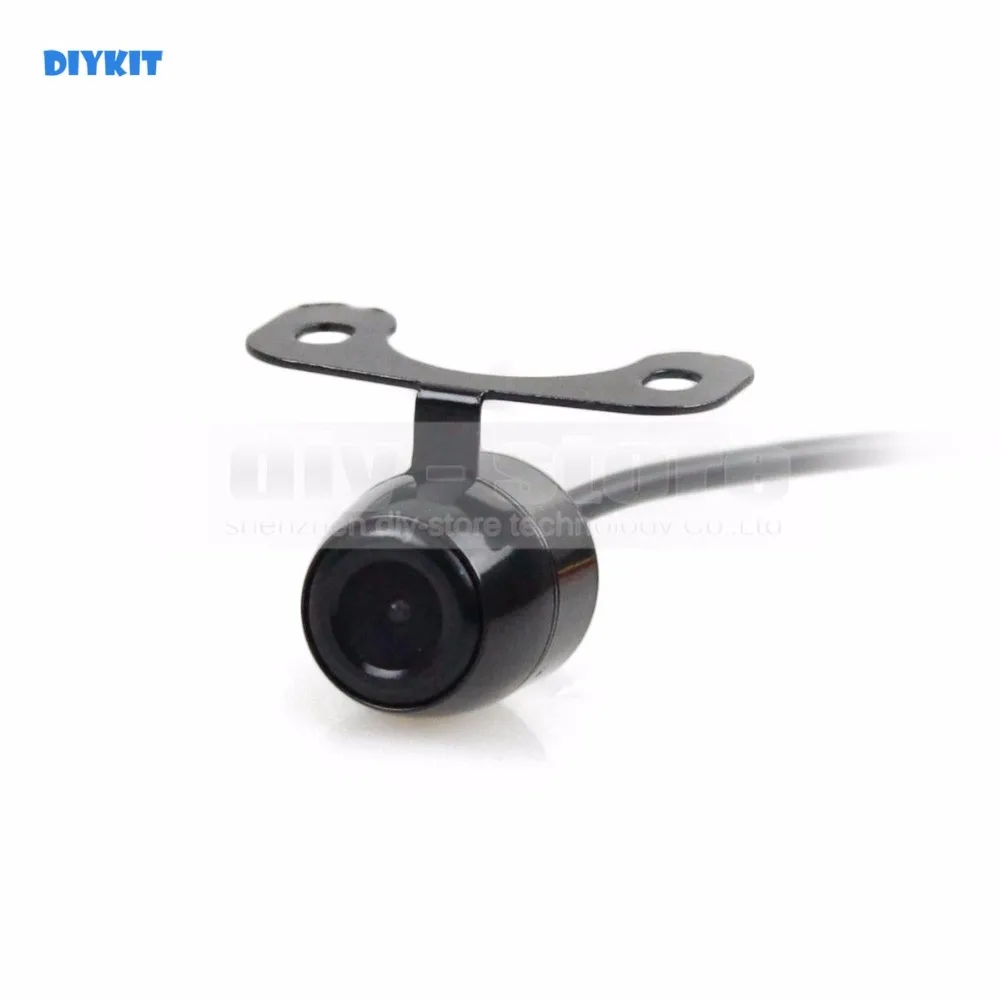 

DIYKIT Universal Mini 120 Degree Wide Angle View Reverse Backup HD Car Rear View Camera Parking System Kit
