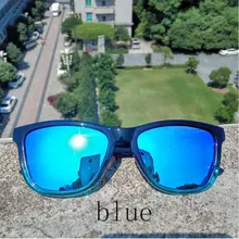 Reggaeon calidad gradiente marco gafas De Sol hombres polarizados conducción deportes mujeres gafas De Sol Oculos De Sol verde rojo azul Color lente gg