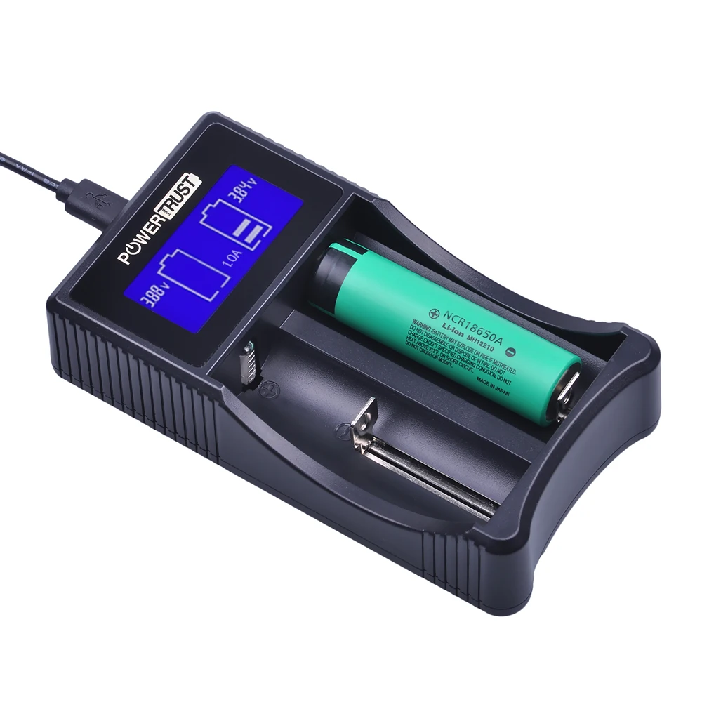 Carregador de Lcd Carregador de Bateria para 18650 18650 Inteligente Universal Dual Usb Bateria Li ion 26650 22650 18500 18350 17670 17500 - Image 5