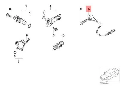 Новый датчик стука для FITNissan Altima Maxima Pathfinder G20 Q45 I30 QX4 200SX 240SX D21 2.0L 2.4L 3.0L 3.3L 4.1L 22060