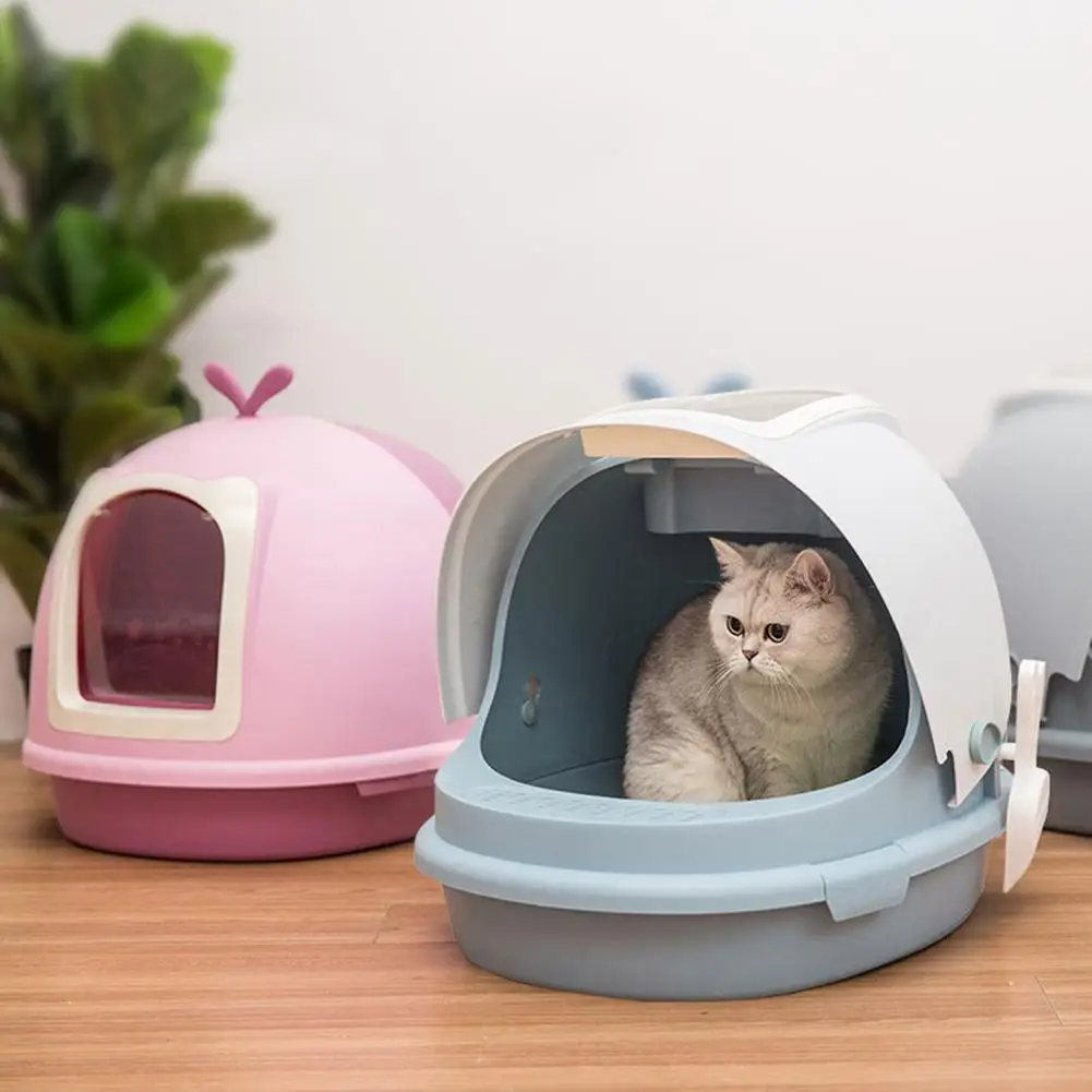 

Fully Enclosed Drawer Type Large Anti-Splashing Deodorant Litter Box Pet Toilet for Cat