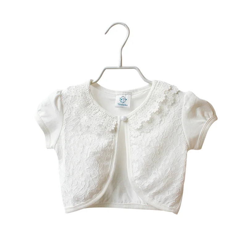 Cute Lace Girls Cardigan Long Sleeve Cotton Girls Coat Spring Summer Kids Cardigan Children Clothing Fashion 3-9T Girls Clothes (4)