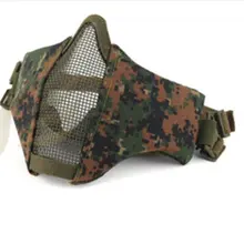 Дышащая полумаска для лица на открытом воздухе поле CS Армия игры сетка защита для глаз маска тактическая охотничья Сетка страйкбол маска