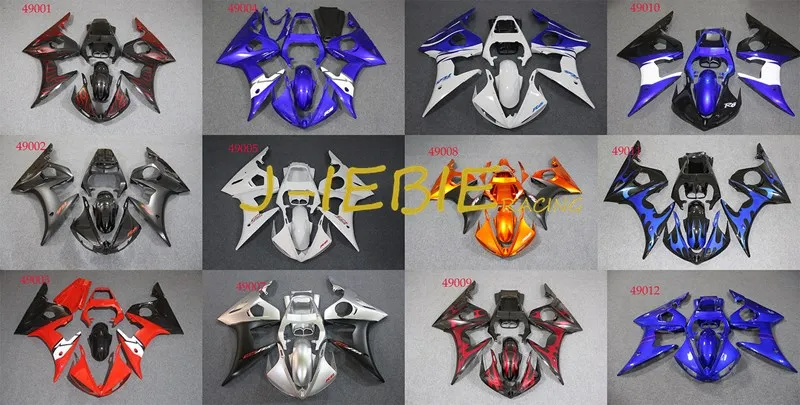 

ABS Injection Fairing Body Work Frame Kit for Yamaha YZF R6 2003 2004