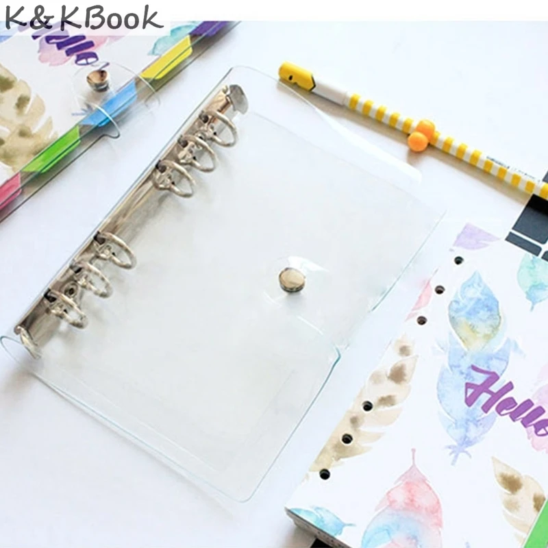 K&KBOOK KK201 Kawaii PVC Notebook Diary Transparent Cover Spiral Notbook A5 Cute A7 A6 A5 Personal Planner Binder Agenda Planner K&KBOOK KK201 Kawaii PVC Notebook Diary Transparent Cover Spiral Notbook A5 Cute A7 A6 A5 Personal Planner Binder Agenda Planner
