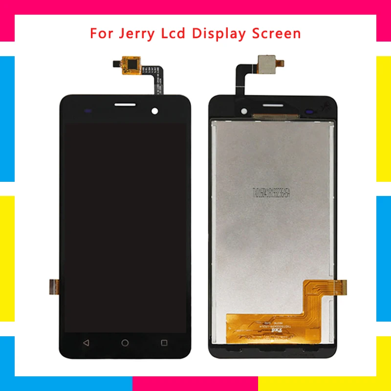 

5Pcs/lot Replacement LCD Display Screen With Touch Screen Digitizer Assembly For WIKO Jerry