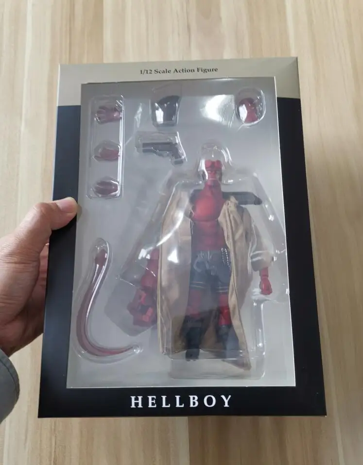 Hellboy Devil 100 игрушки 1/12 масштаб BJD совместный подвижный с настоящей тканью ПВХ фигурка модель игрушки