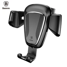 Baseus Phone Car Holder For iPhone 7 6 Samsung S8 Car Air Vent Mount Mobile Phone Holder Stand Soporte Movil Support Cellular
