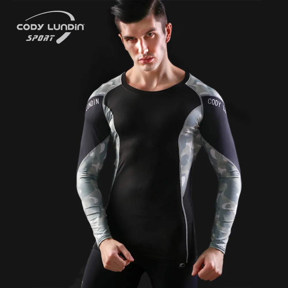 Buy Men Compression Shirts MMA Rashguard Keep Fit