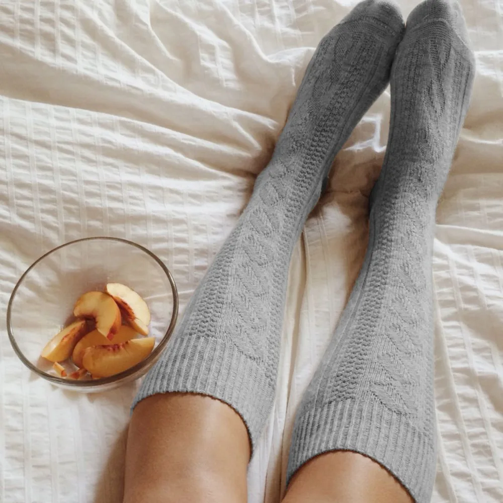 

Solid Autumn Winter Warm Socks Women Female Cute Sock Women Designed School Students Females Korean Style Trendy Ladies