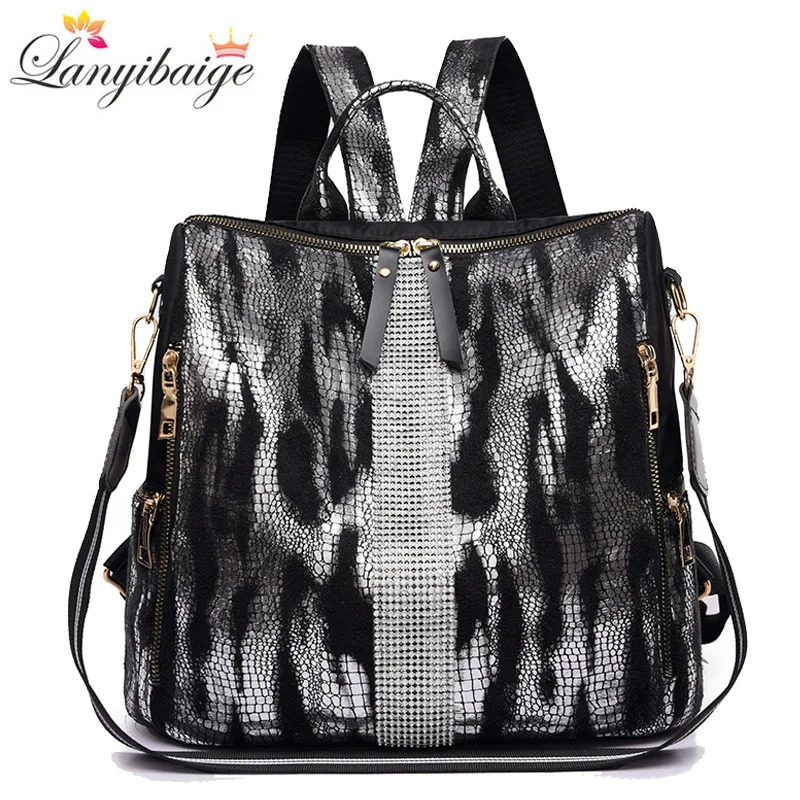 Goedkoop Fashion Rugzak Tijger patroon Vrouwen rugzakken waterdichte schoudertas voor vrouwen oxford doek schooltas voor tiener meisjes