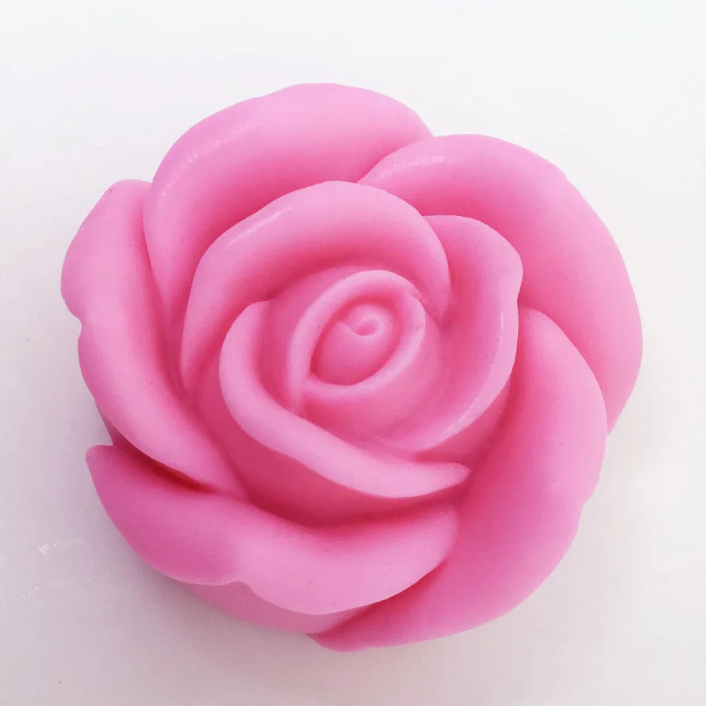 3D Роза мыло силиконовые формы силикагель Силиконовые свечи формы украшения плесень
