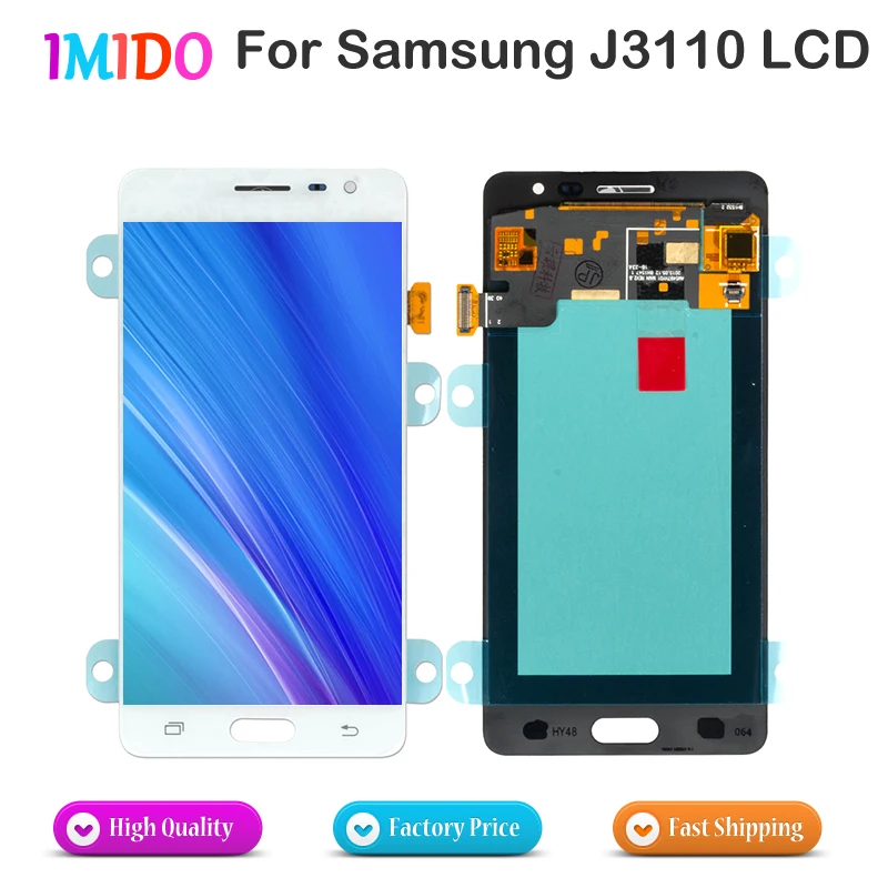 

10Pcs/Lot Super Amoled J3110 LCD Display For Samsung Galaxy J3 Pro 2016 J3119 LCD Digitizer Touch Screen Assembly Free DHL EMS