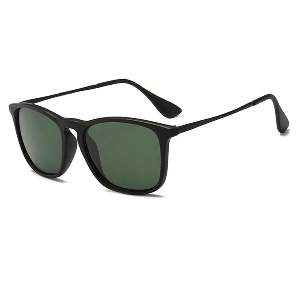 4187, Классические солнцезащитные очки chris, женские, мужские, 54 мм, стеклянные линзы, зеркальные солнцезащитные очки oculos de sol Gafas UV400 - Цвет линз: g15