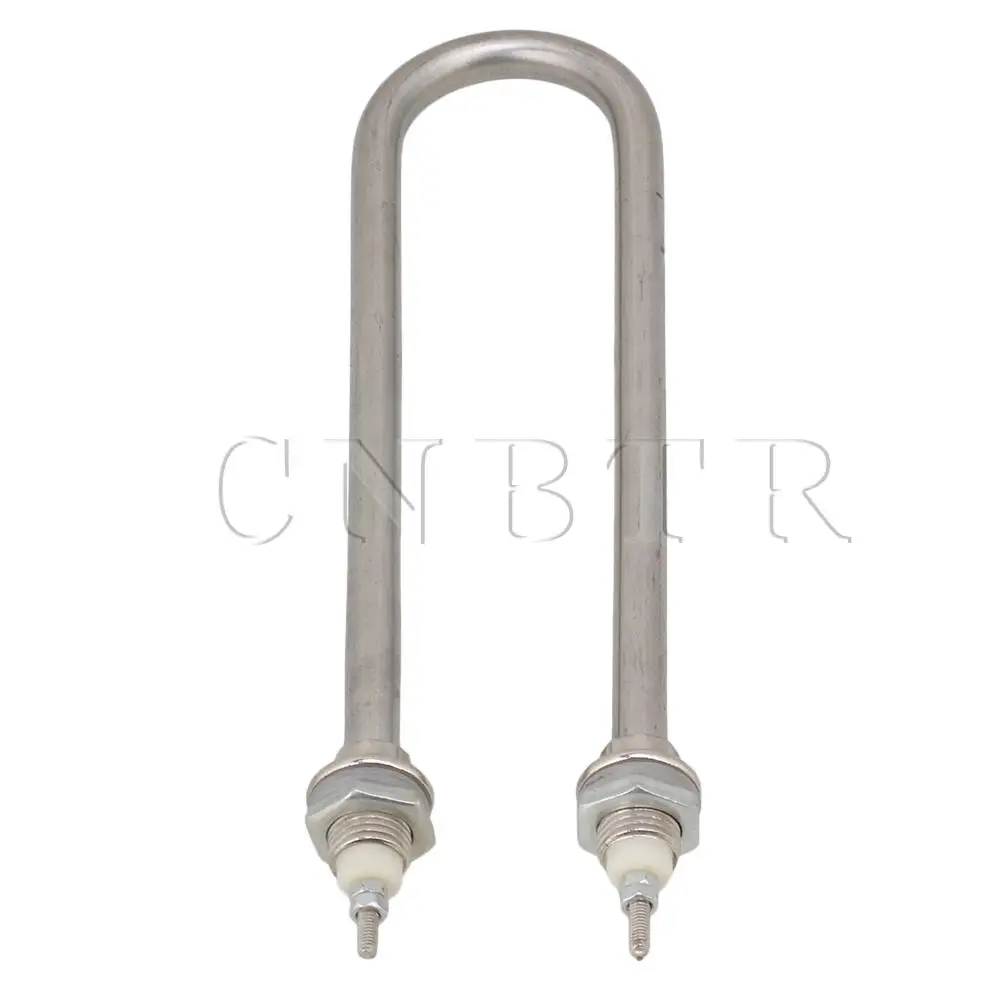 

CNBTR 245mm U Shaped AC220V 1000W Stainless Steel M16 Thread Electric Tubular Water Heater Element