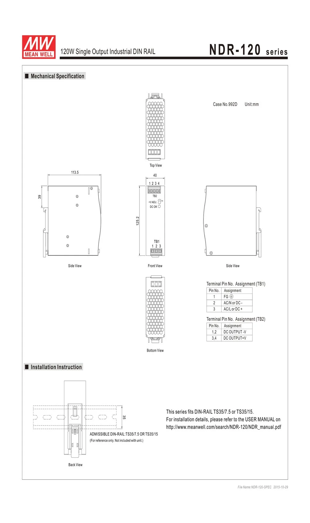 NDR-120-55