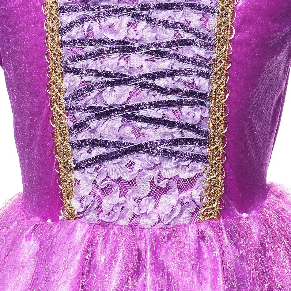 Girls Summer Rapunzel Dress with Tassel (8)