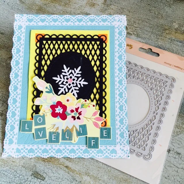 

Frame Metal Cutting Dies Stencils for DIY Scrapbooking Stamp/photo album Decorative Embossing DIY Paper Cards