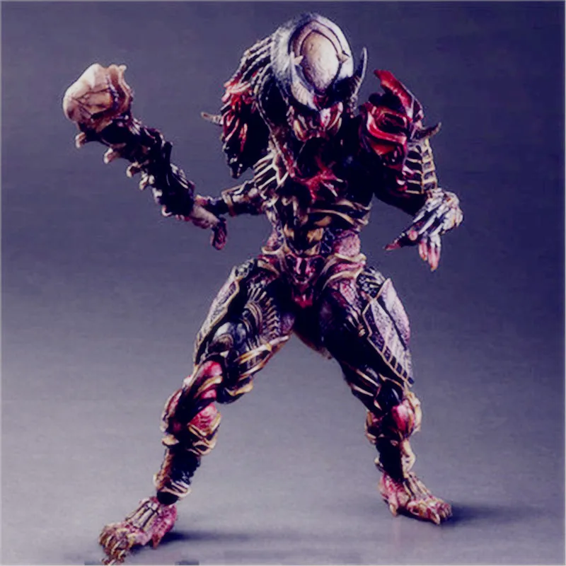 

Alien vs. Predator Play Arts Kai Predator Alien Hunter With Stents PVC Action Figure Model Giocattolo G1469